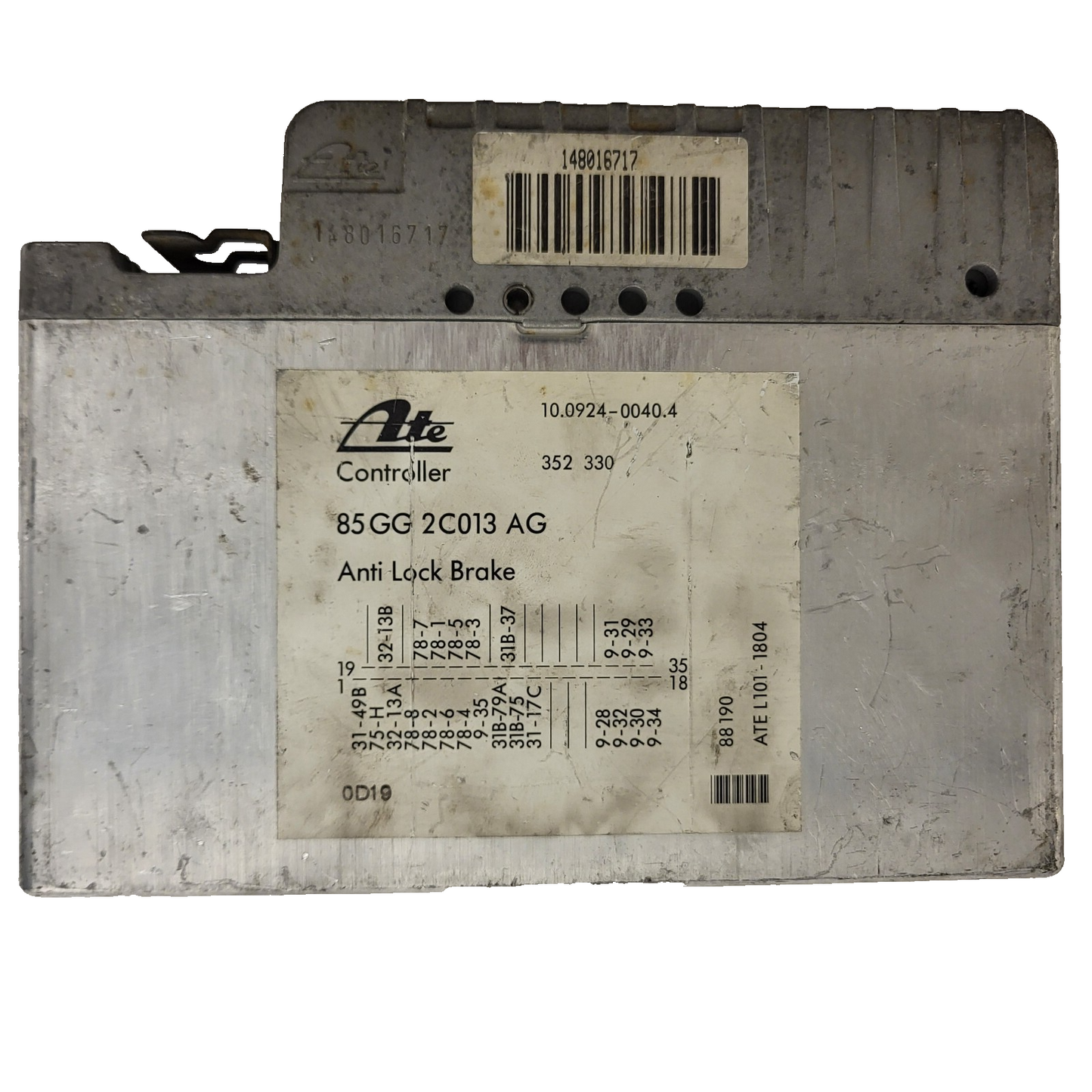 FORD SIERRA 1.8 2.0 CENTRALINA ABS ECU ATE 85GG2C013AG / 10.0924.0040.4 / 352330