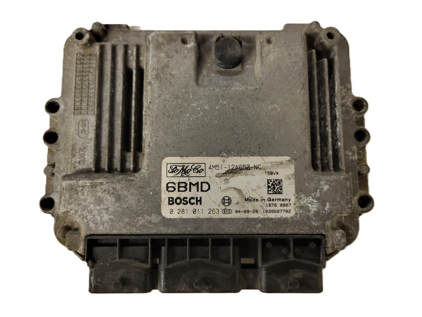 FORD FOCUS CMAX ECU / 0281011263 / 4M51-12A650-NC / 6BMD / 4M5112A650NC / BOSCH