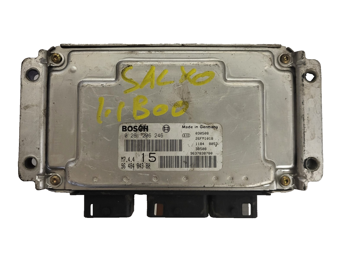 Peugeot Citroen ECU / 0261206246 / M7.4.4 / 9648484380 / BOSCH