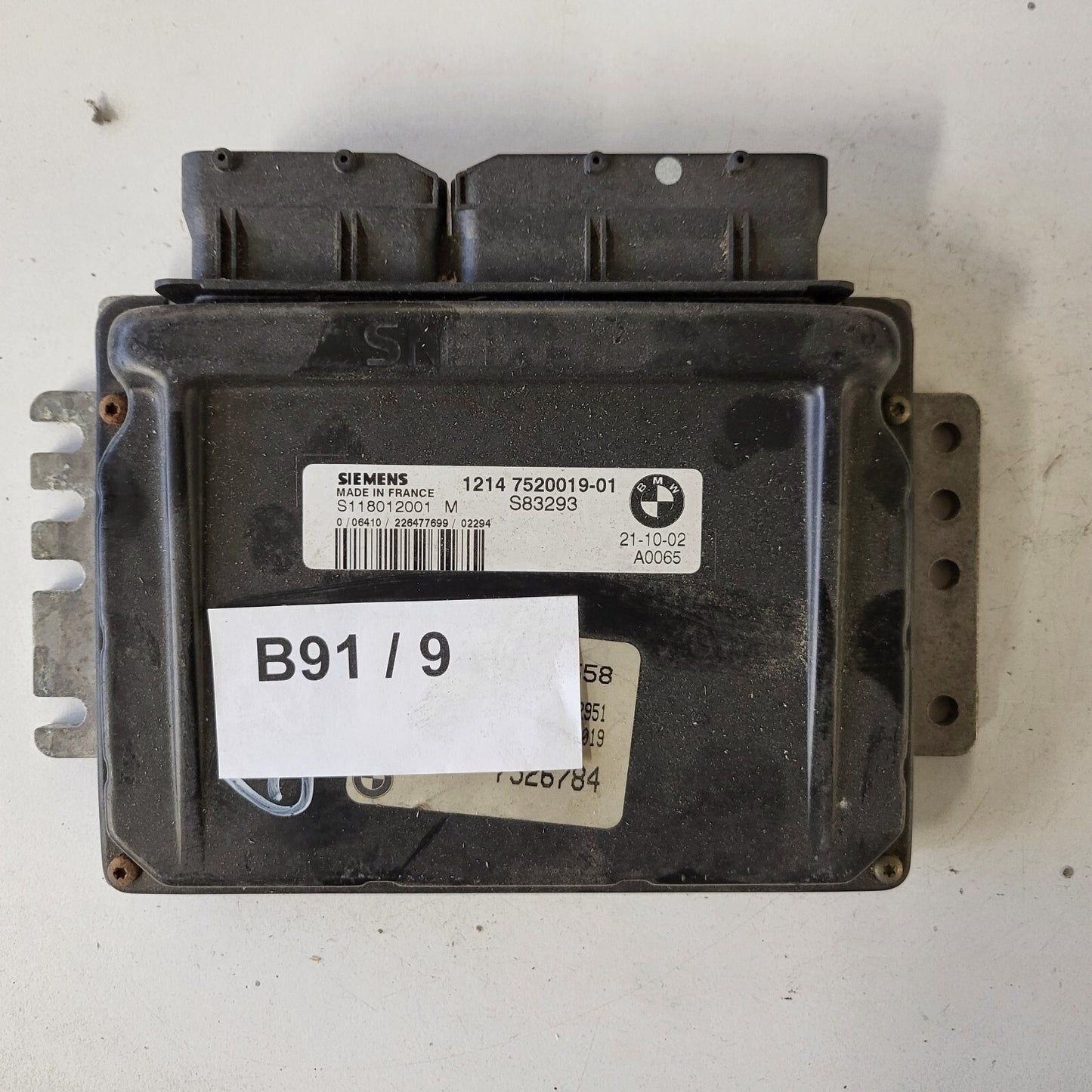 MINI COOPER ECU / S118012001M / 1214752001901 / SIEMENS