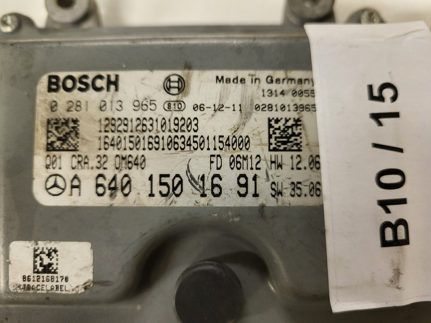 MERCEDES BENZ A B / 0281013965 / A6401501691 / BOSCH CRA.32 OM640