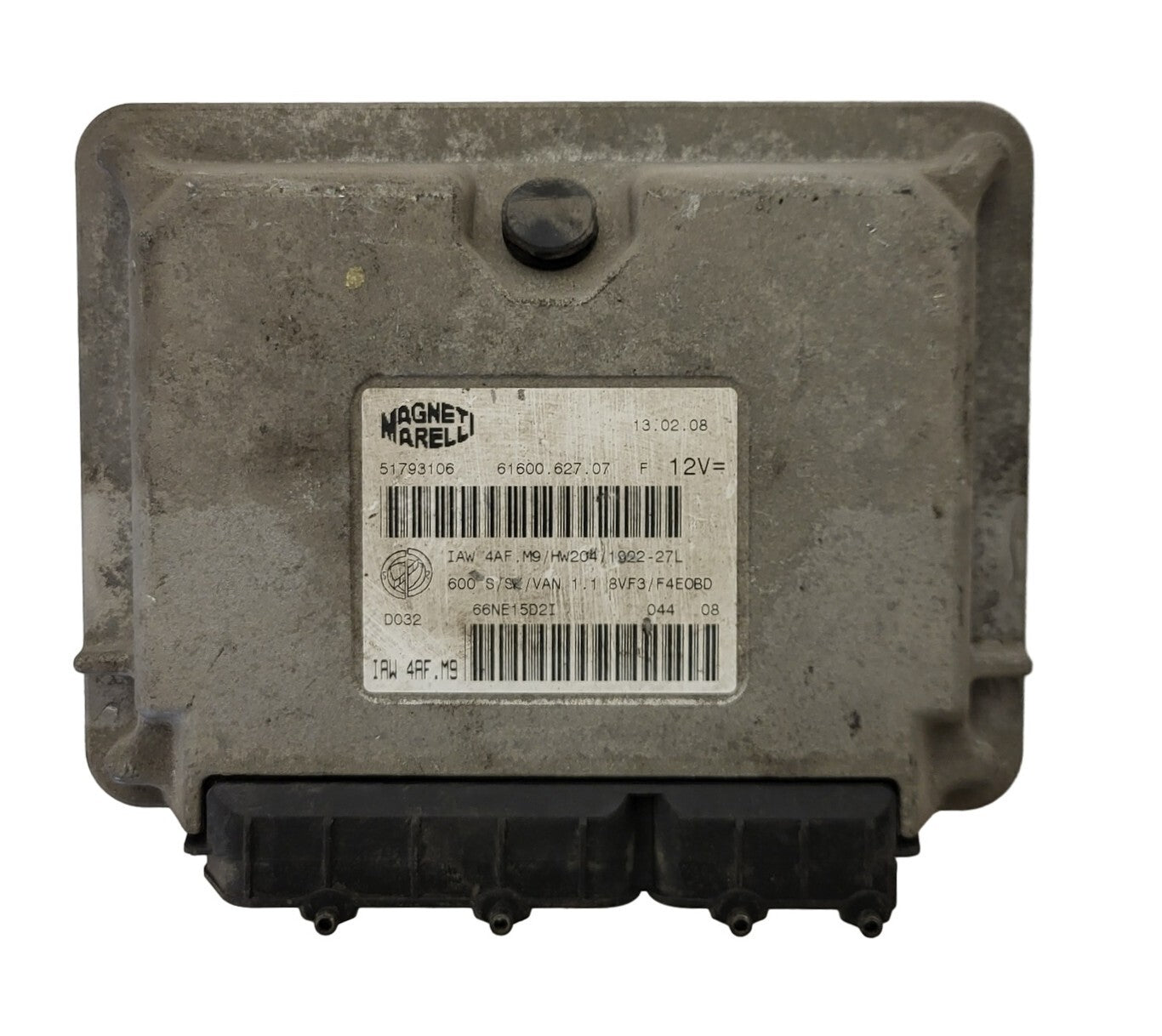 Fiat Seicento 600 ECU / 51793106 / IAW 4AF.M9 / 61600.627.07 / HW204