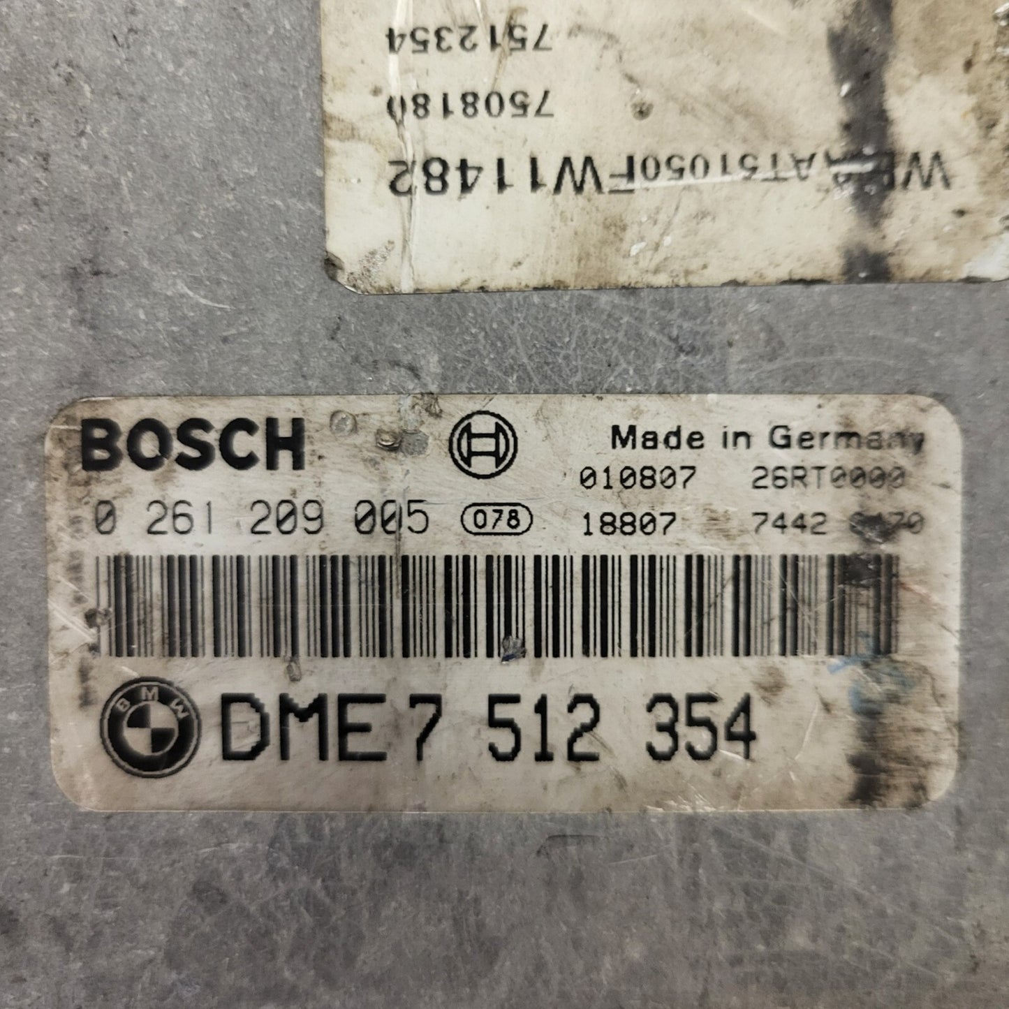 BMW 3 E46 ECU / 0261209005 / 7512354 / DME7512354 / BOSCH