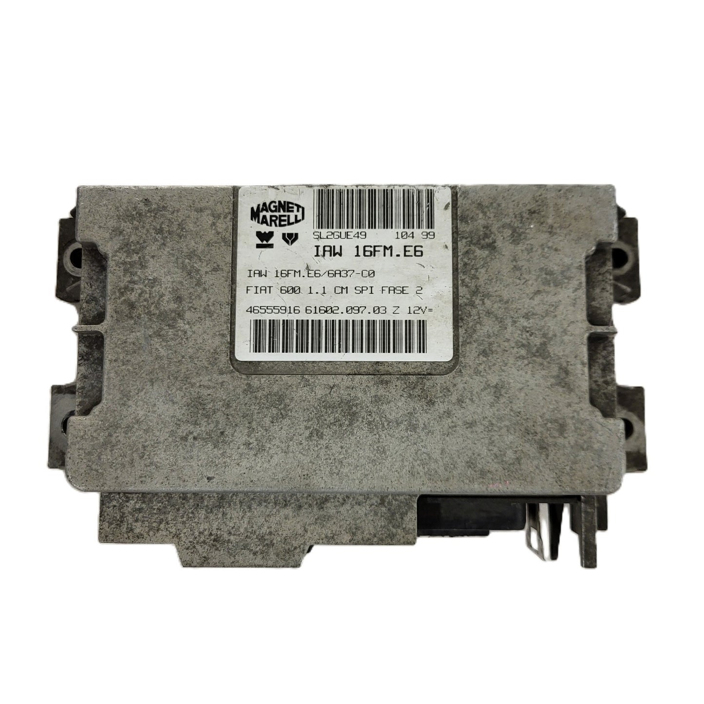 FIAT 600 1.1 ECU / IAW 16FM.E6 / 46555916 / 61602.097.03 / MAGNETI MARELLI