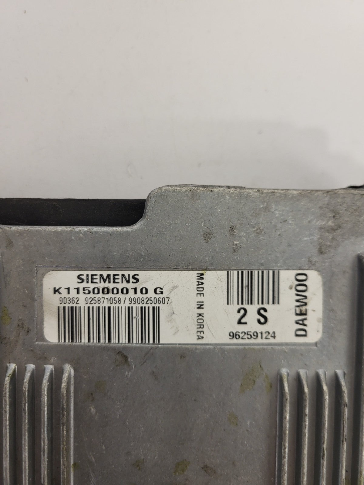 DAEWOOMATIZ ECU / K115000010G / 96259124 / SIEMENS