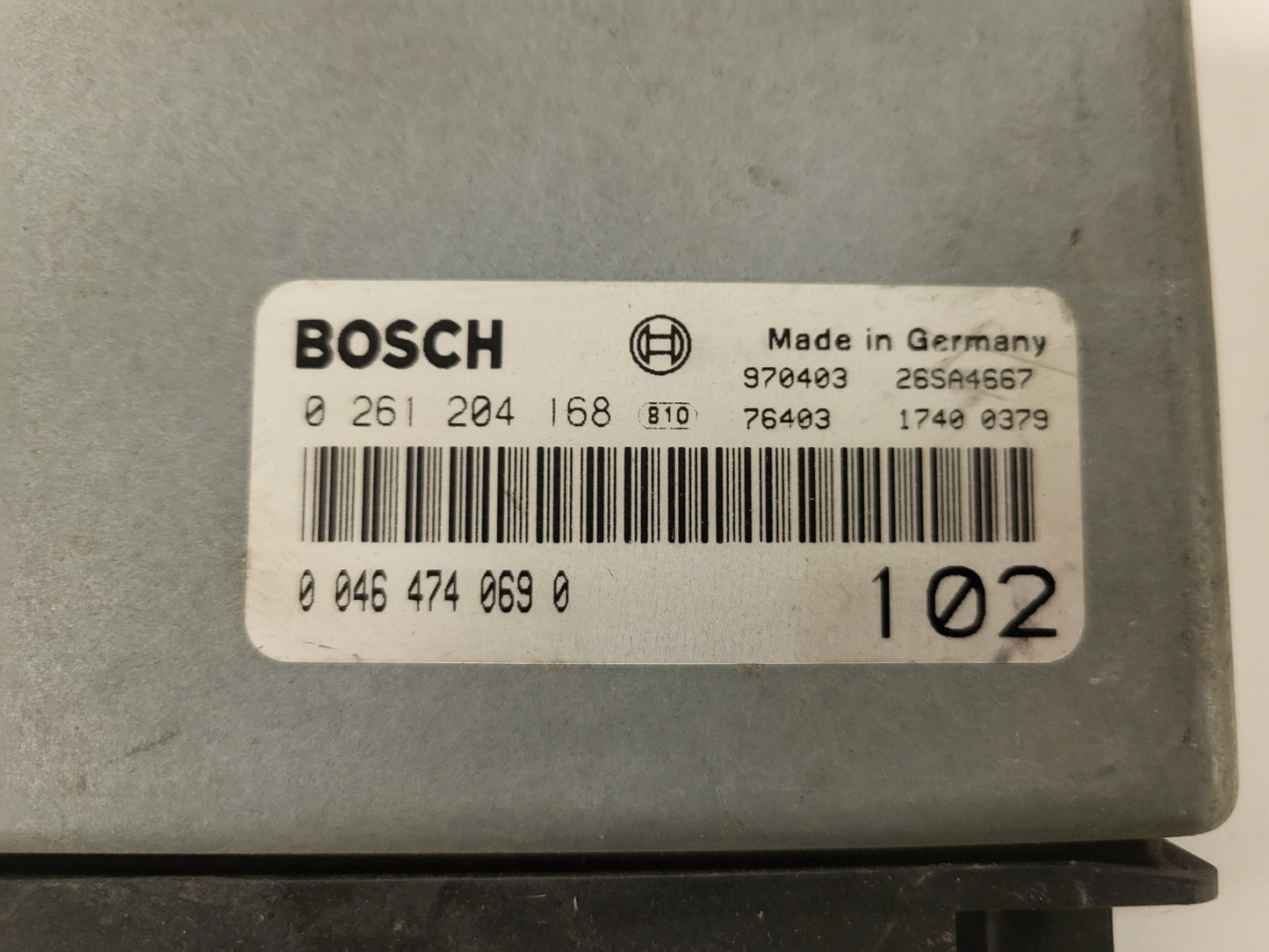ALFA ROMEO GTV 155 1.8 ECU / 0261204168 / 00464740690 / 046474069 / BOSCH