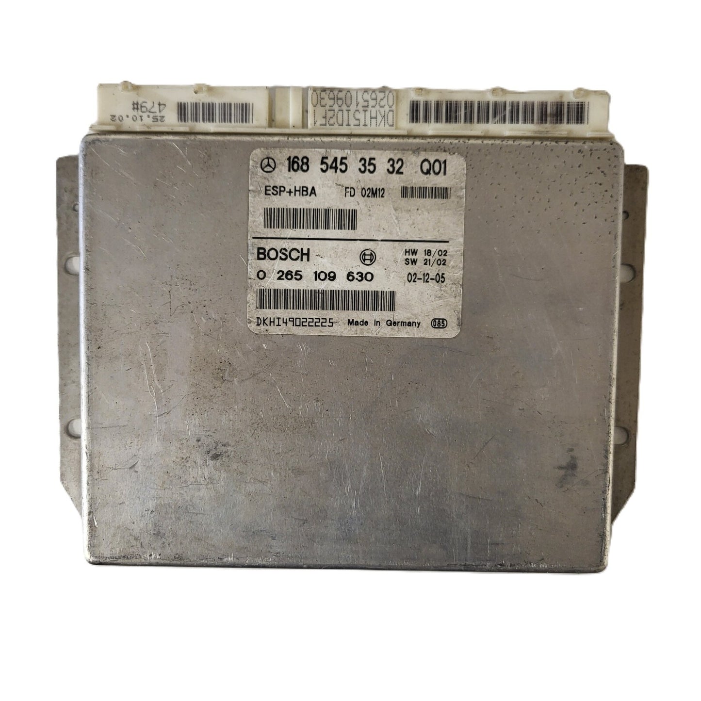 MERCEDES-BENZ A CLASS W168 ESP ECU / 1685453532 / 0265109630 / BOSCH ESP+HBA