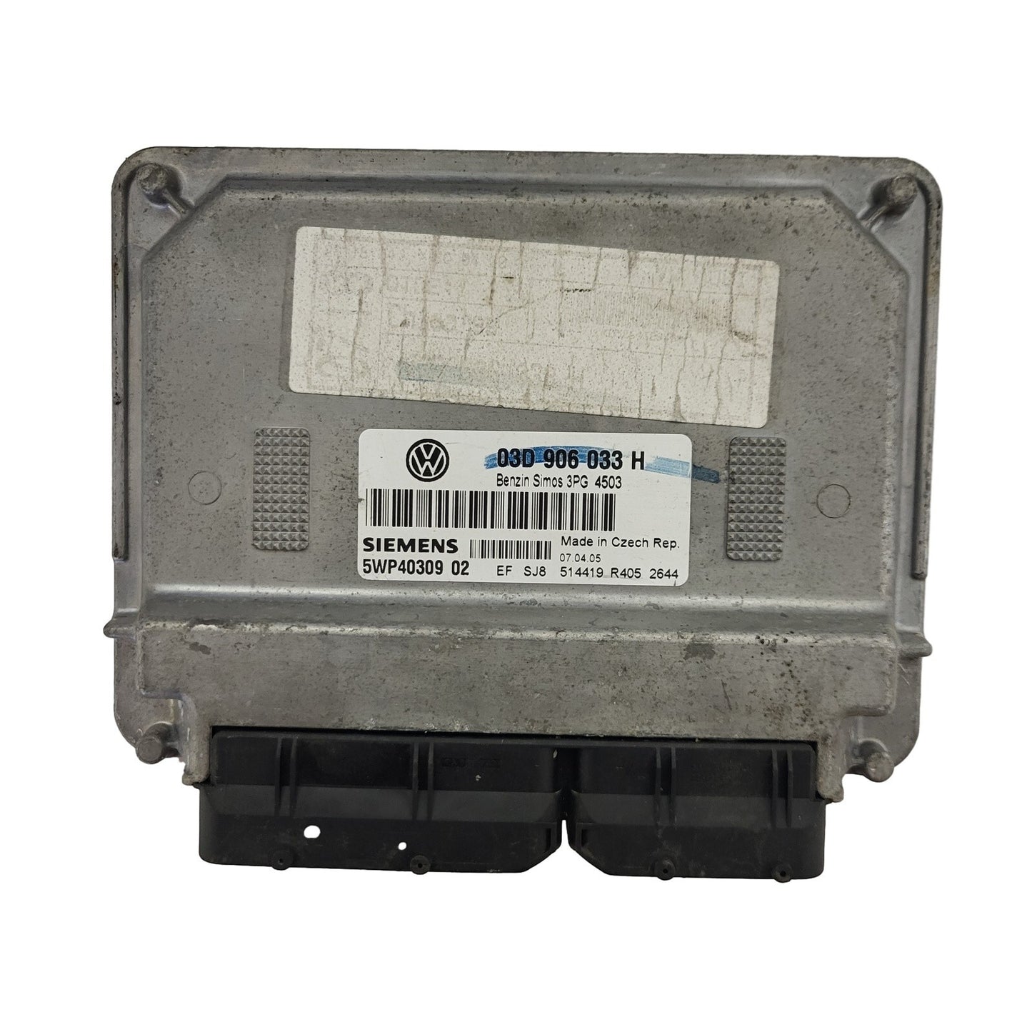 VW FOX ECU / 03D906033H / 5WP40309 02 / SIMOS 3PG / SIMENES
