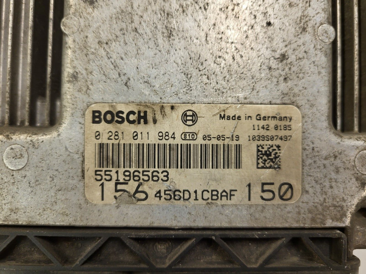 ALFA ROMEO 156 ECU / 0281011984 / 55196563 / 1039S07497 / BOSCH