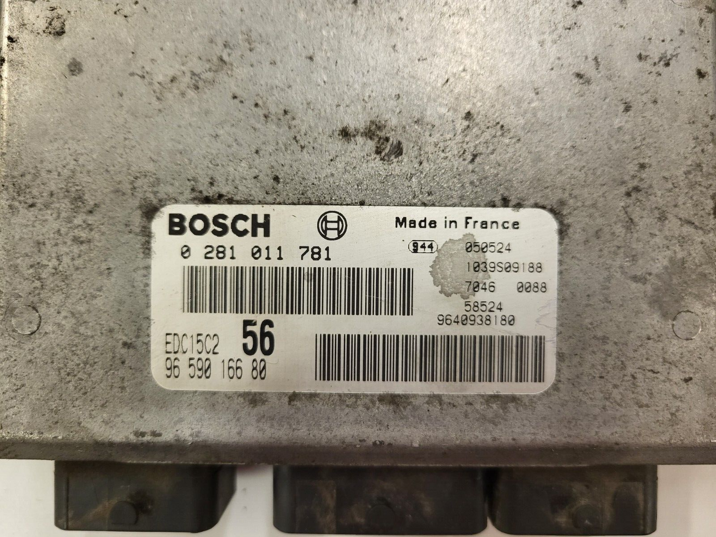 PEUGEOT 607 ECU / 0281011781 / 9659016680 / 9640938180 / EDC15C2 / BOSCH