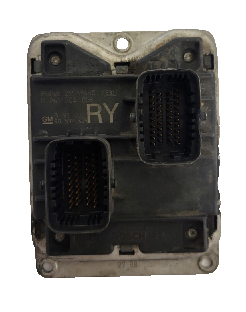 Opel Corsa 1.0 ECU / 0261204058 / 90532609 / RY / BOSCH