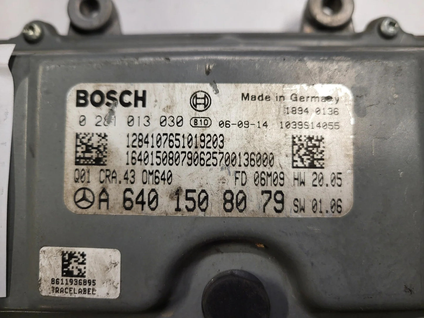 Mercedes a W169 ECU / 0281013030 / A6401508079 / CRA.43 / BOSCH