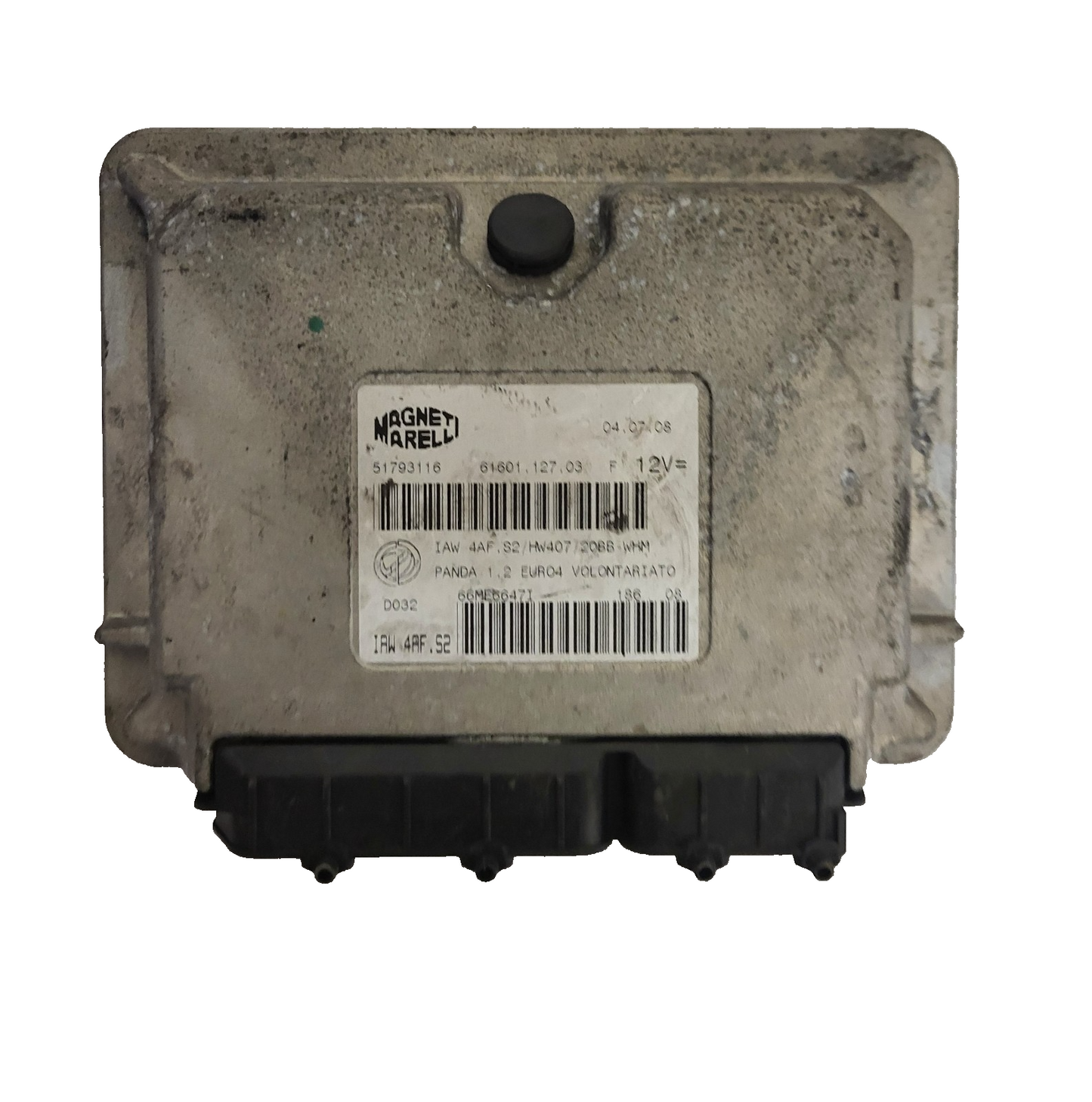 FIAT PANDA 1.2 ECU / 51793116 / IAW 4AF.S2 / HW407 / 61601.127.03 / MAGNETI MARE