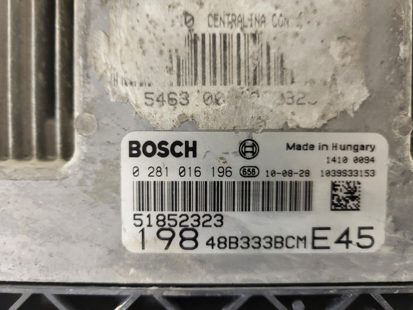 FIAT BRAVO 2 1.6 MULTIJET / 0281016196 / 51852323 / BOSCH