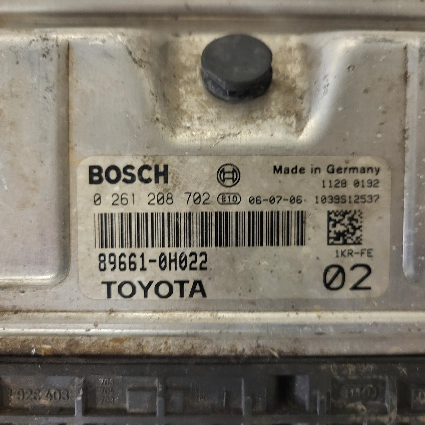 Citroen C1 TOYOTA AYGO 107 ECU / 0261208702 / 89661-0H020 / BOSCH