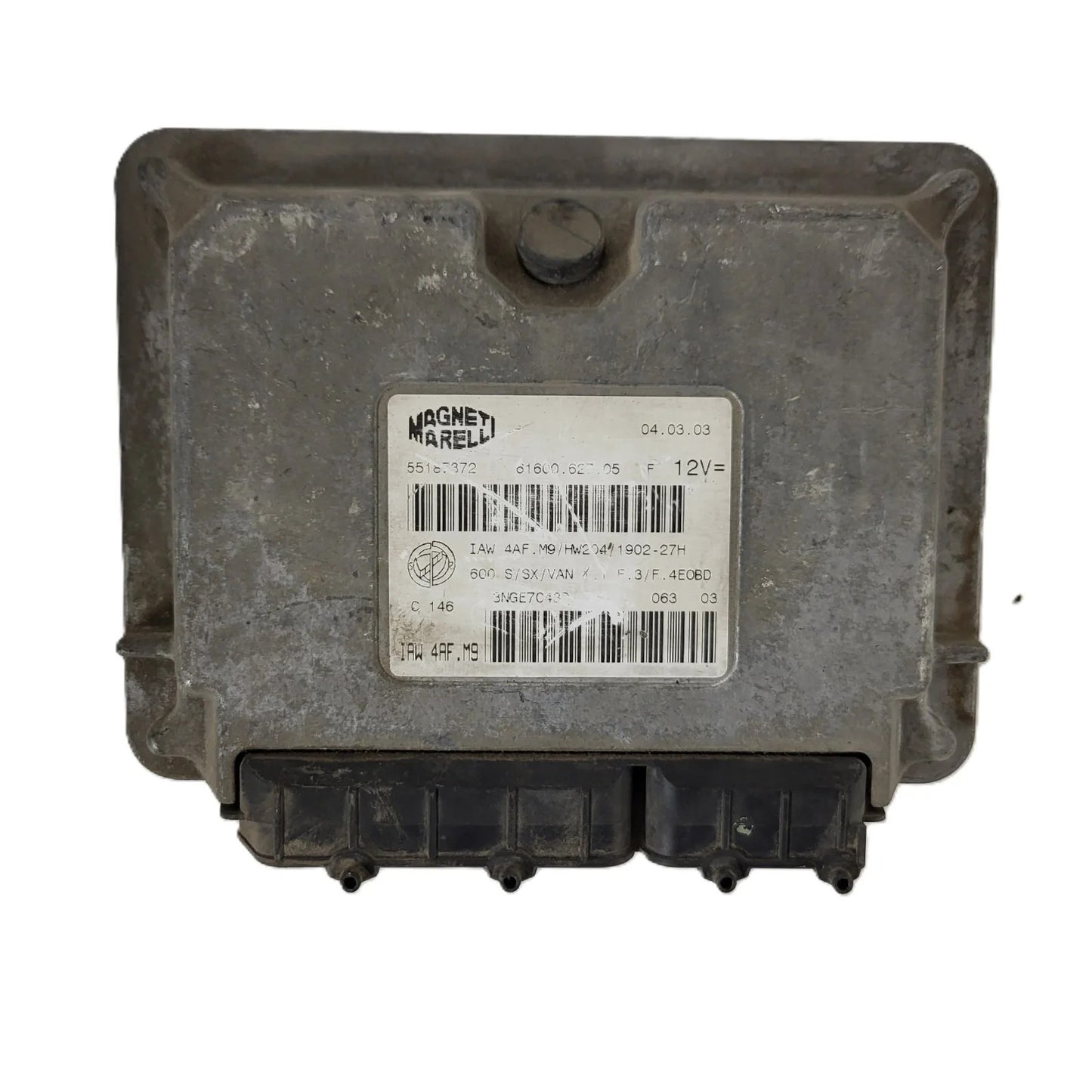 Fiat Seicento 600 ECU / 55187372 / IAW 4AF.M9 / 61600.627.05 / MAGNETI MARELLI