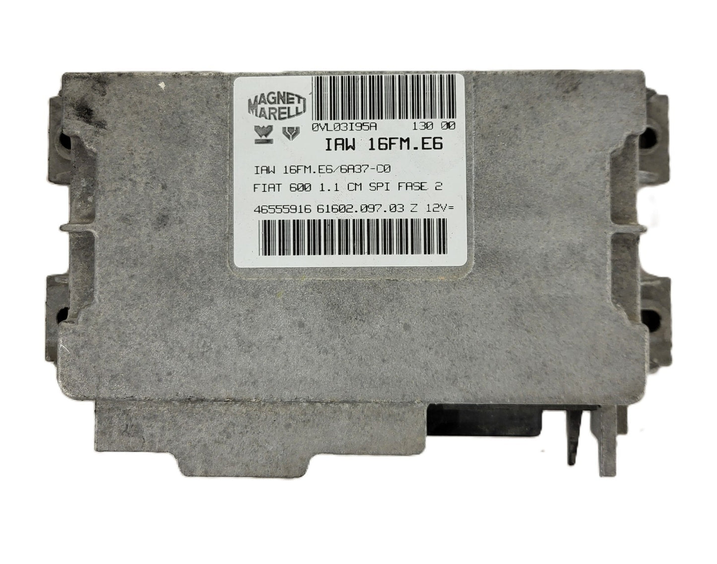 FIAT 600 1.1 ECU / IAW 16FM.E6 / 46555916 / 61602.097.03 / MAGNETI MARELLI