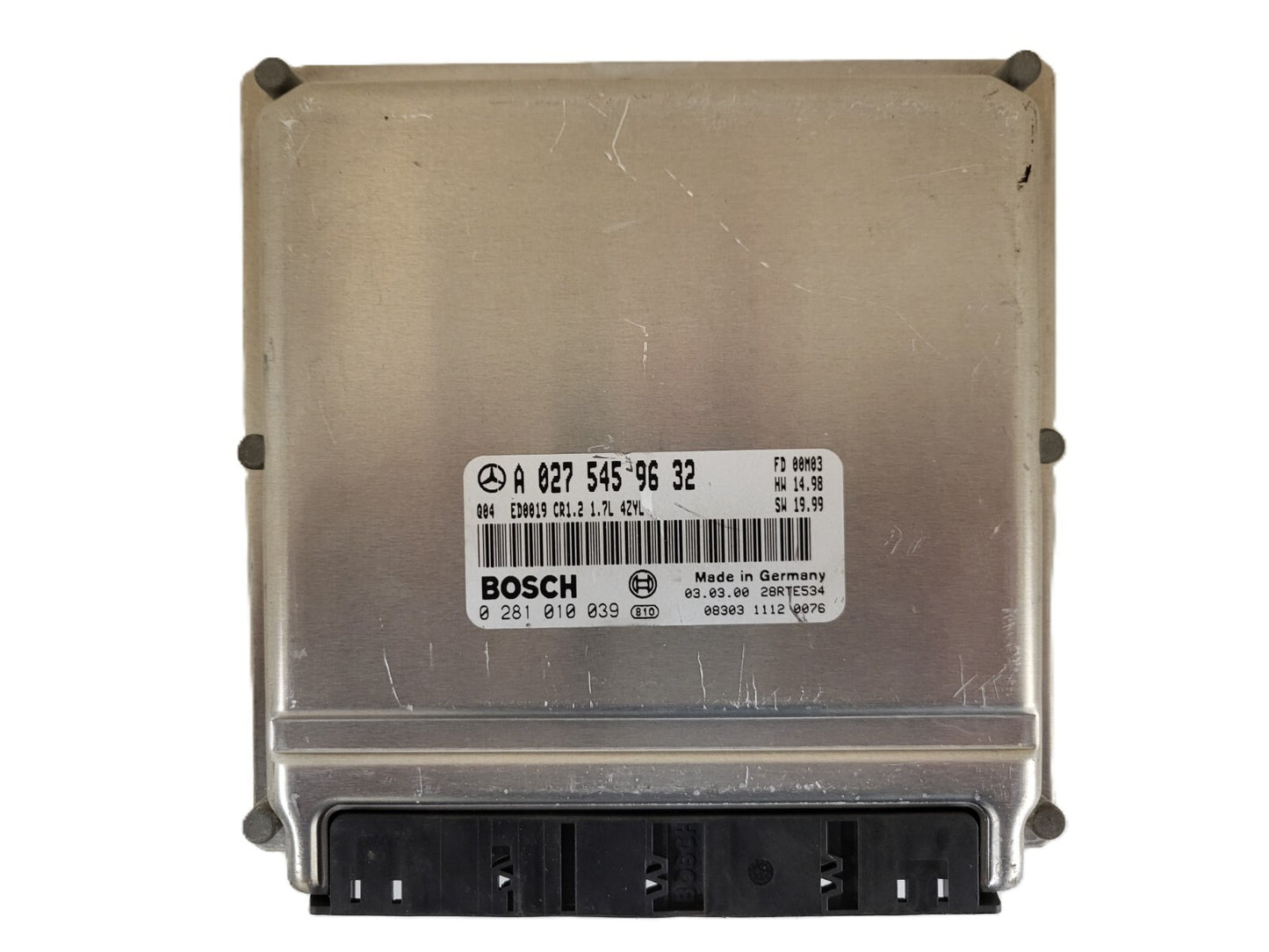 Mercedes A-Class W168 ECU / A0275459632 / 0281010039 / BOSCH