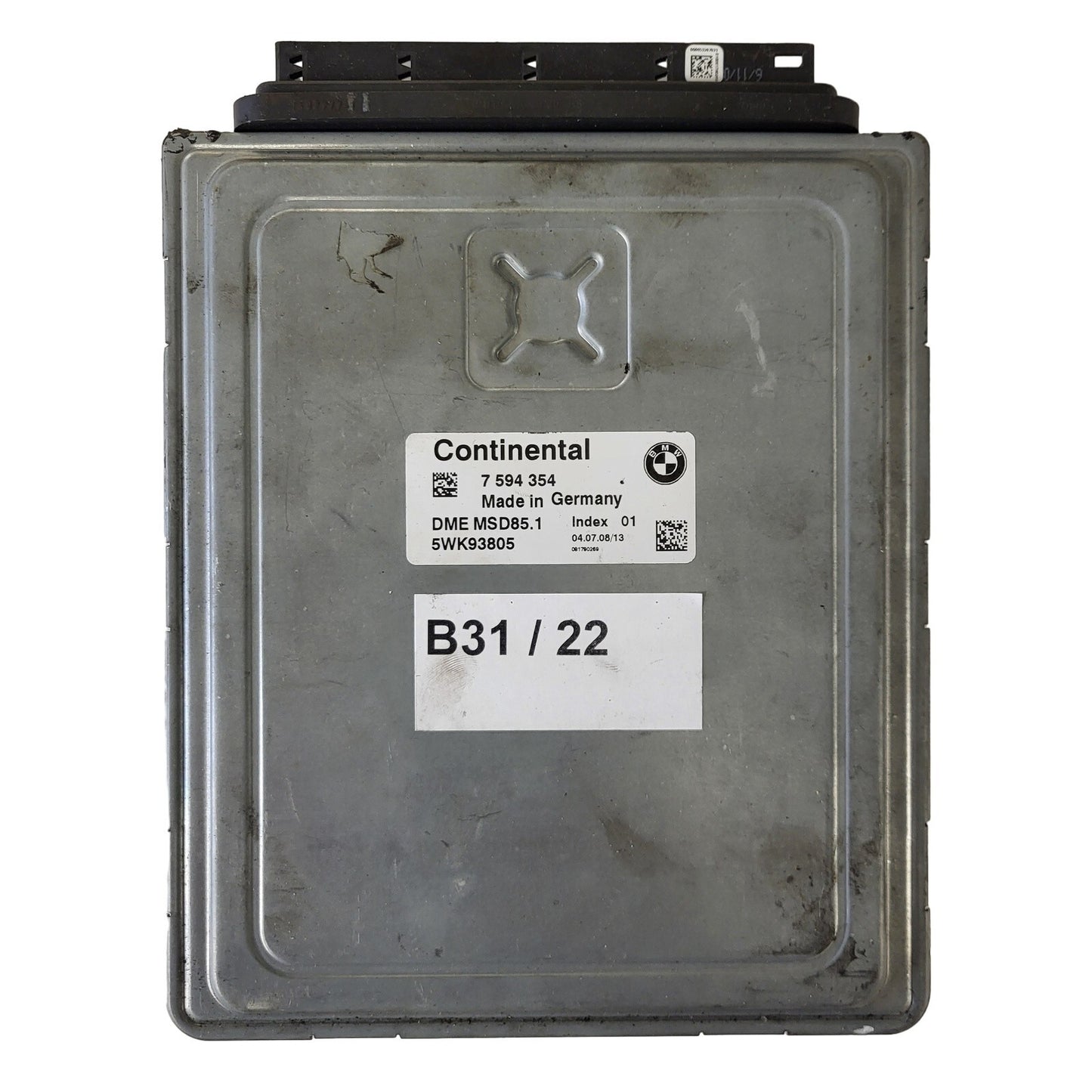 BMW X6 4.4 / 7594354 / DME MSD85.1 / 5WK93805 / CONTINENTAL