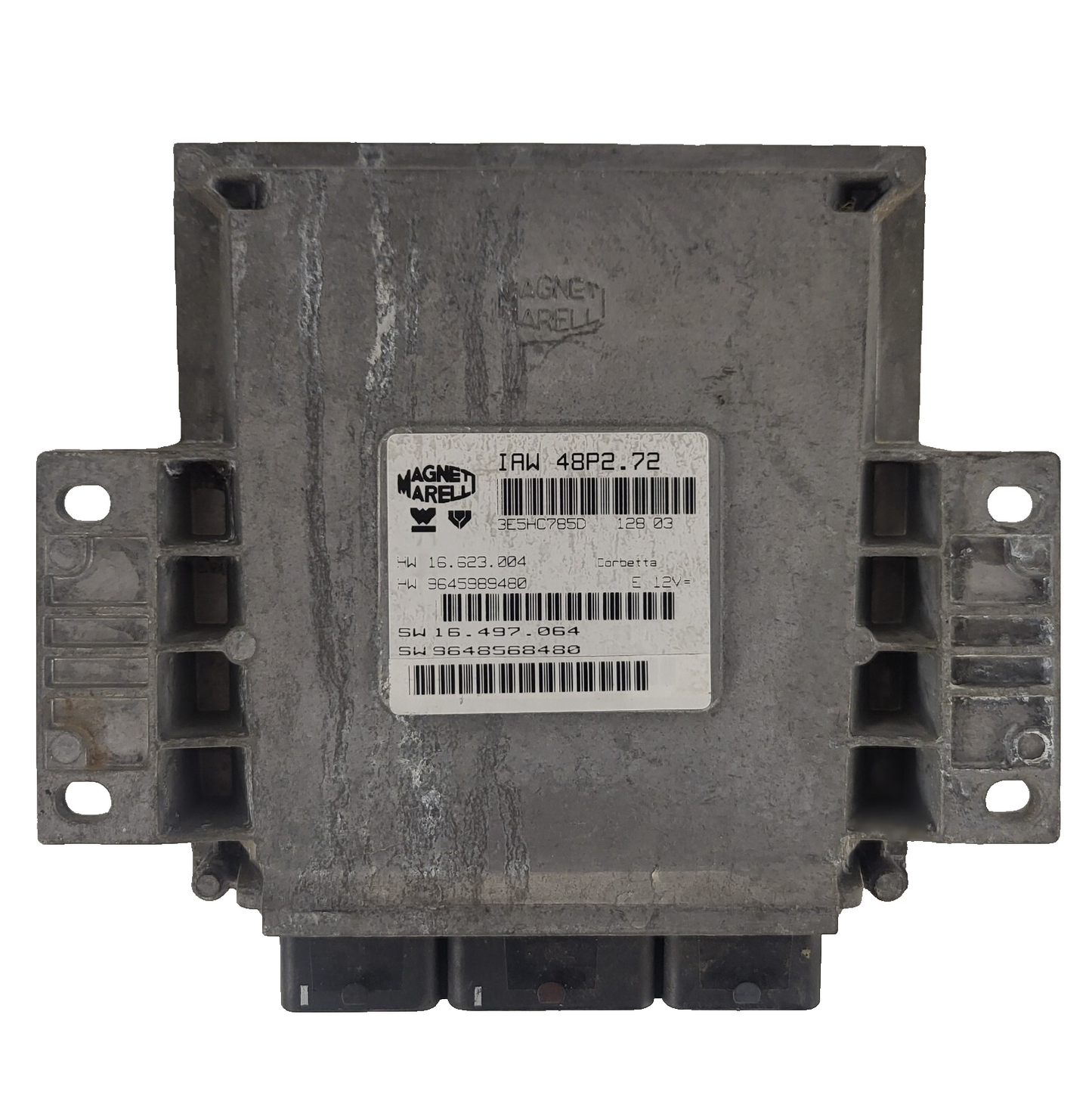 PEUGEOT CITROEN ECU / IAW 48P2.72 / SW 9648568480 / HW 9645989480 / MAGNETI MARE