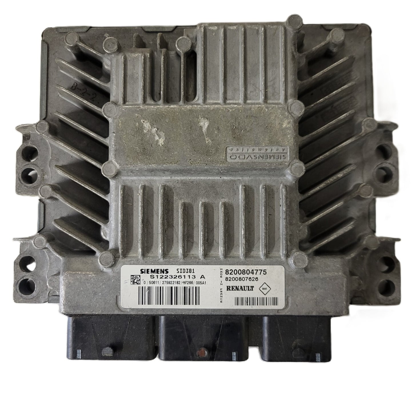 Renault Megane Scenic ECU / S122326113A / 8200804775 / 8200807626 / SID301 / SIE