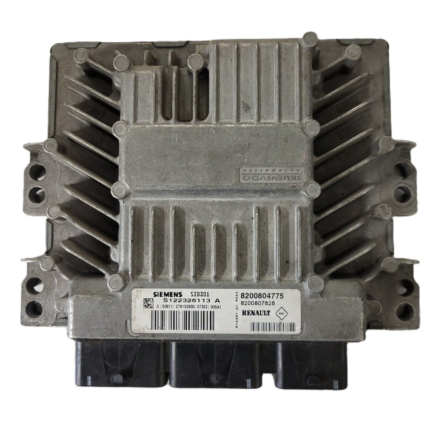 Renault Megane Scenic ECU / S122326113A / 8200804775 / 8200807626 / SID301 / SIE