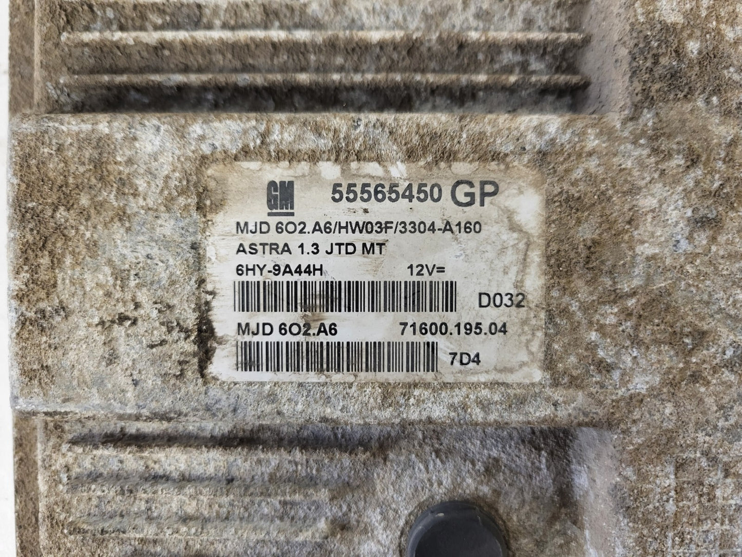 OPEL ASTRA H ECU / MJD 6O2.A6 / 55565450 / HW03F / 71600.195.04 / GM