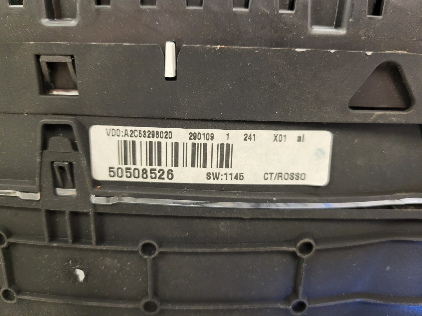 ALFA MITO BENZINA QUADRO STRUMENTI CONTACHILOMETRI 50508526