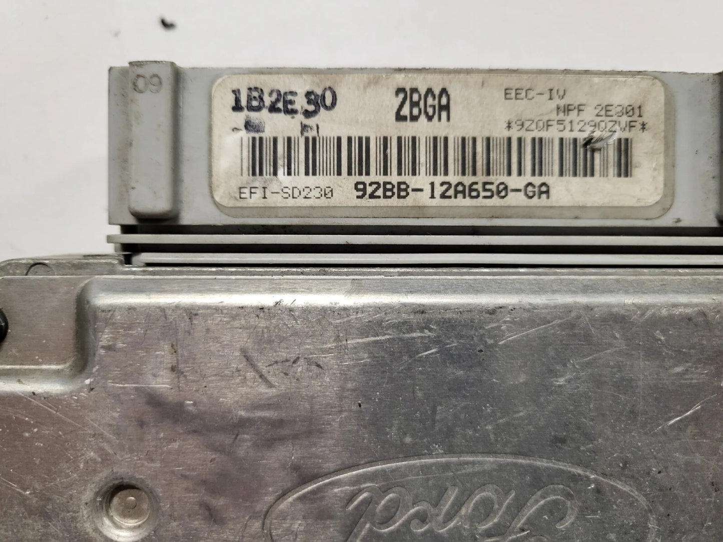 FORD SIERRA SCORPIO ECU / 92BB-12A650-GA / 2BGA / EFI-SD230 / EEC-IV