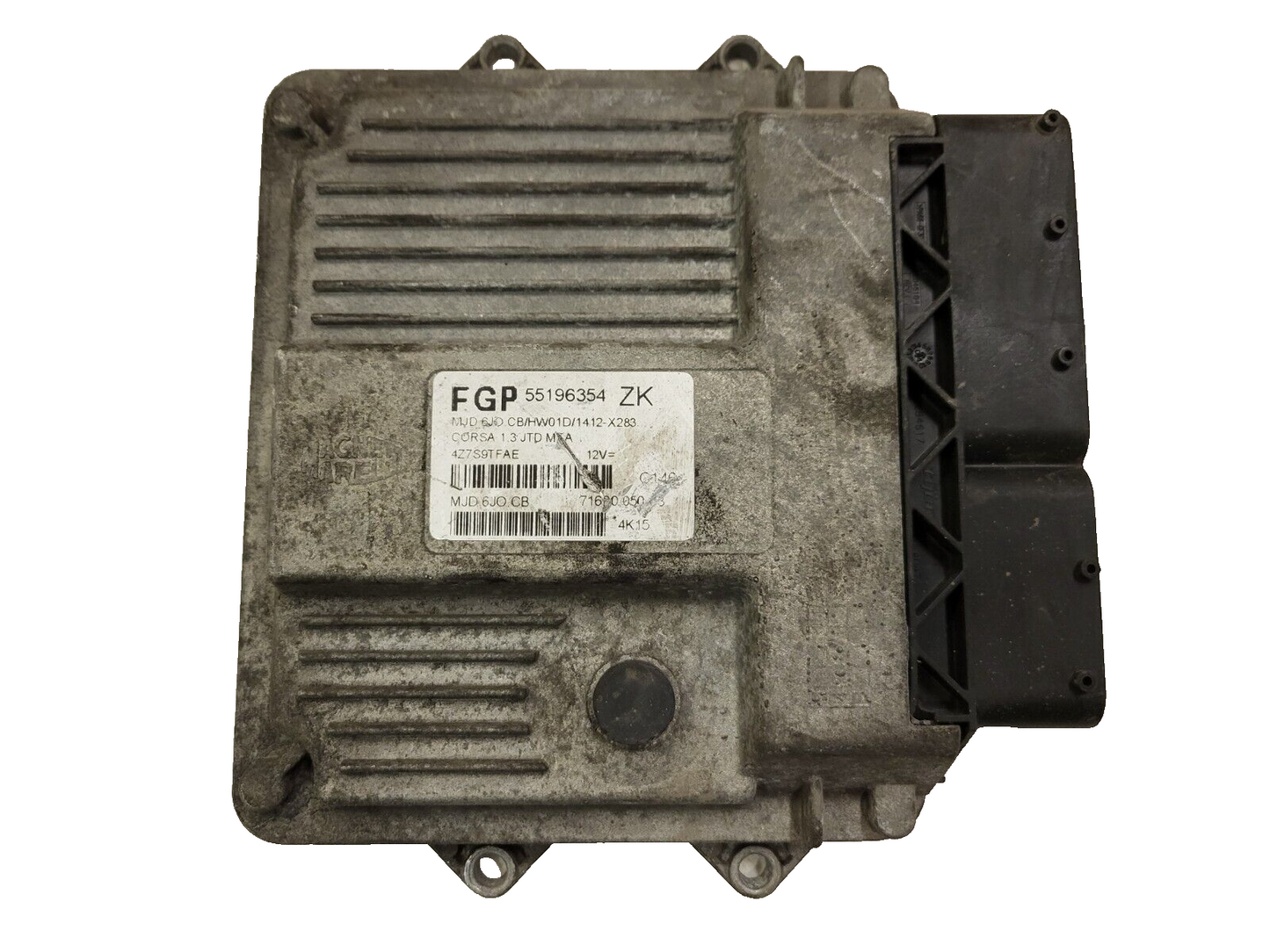 OPEL CORSA ECU / 55196354 / MJD 6JO.CB / HW01D / 71600.050.03 / MAGNETI MARELLI