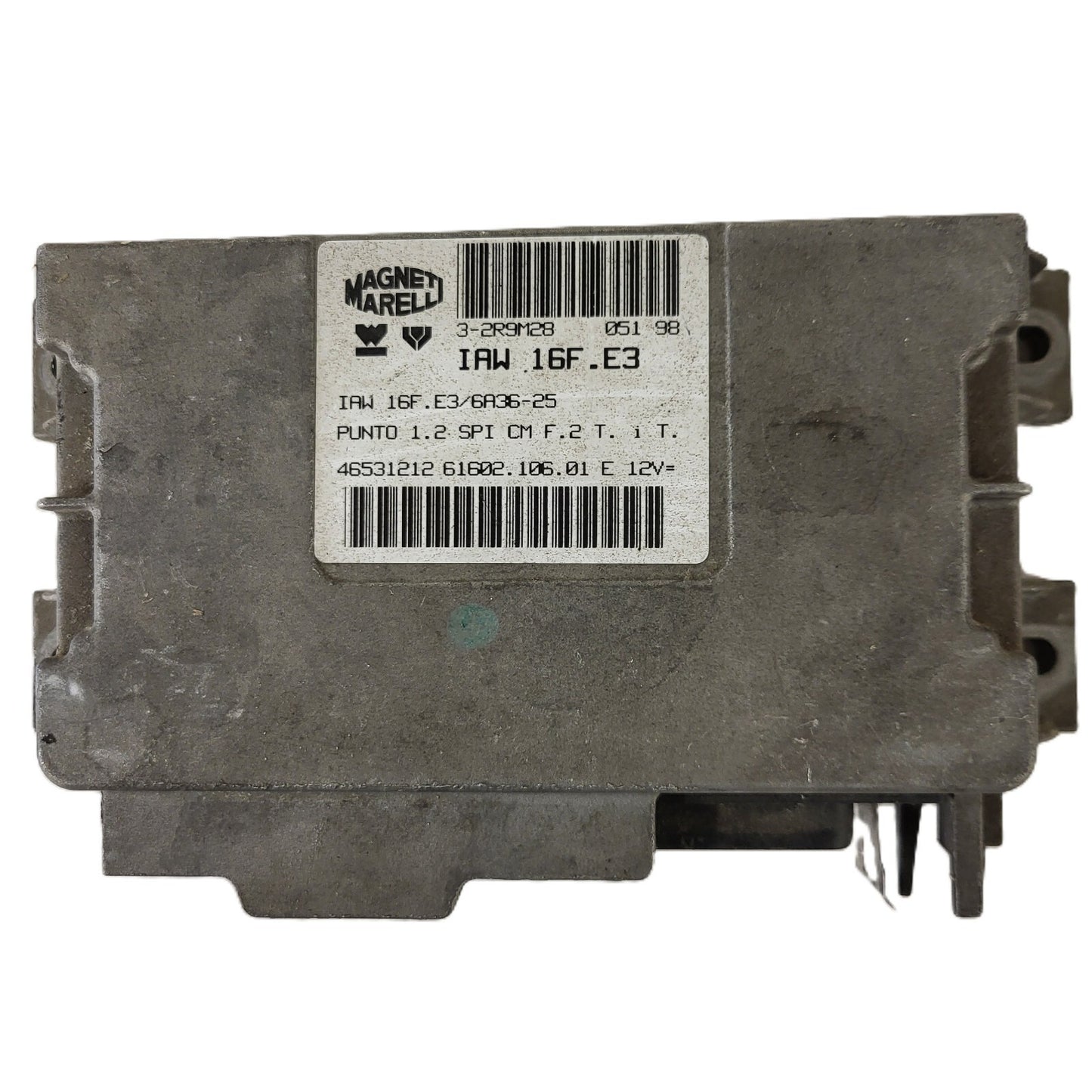 FIAT PUNTO 1.2 ECU / 16F.E3 / 46531212 / 61602.106.01 / MAGNETI MARELLI