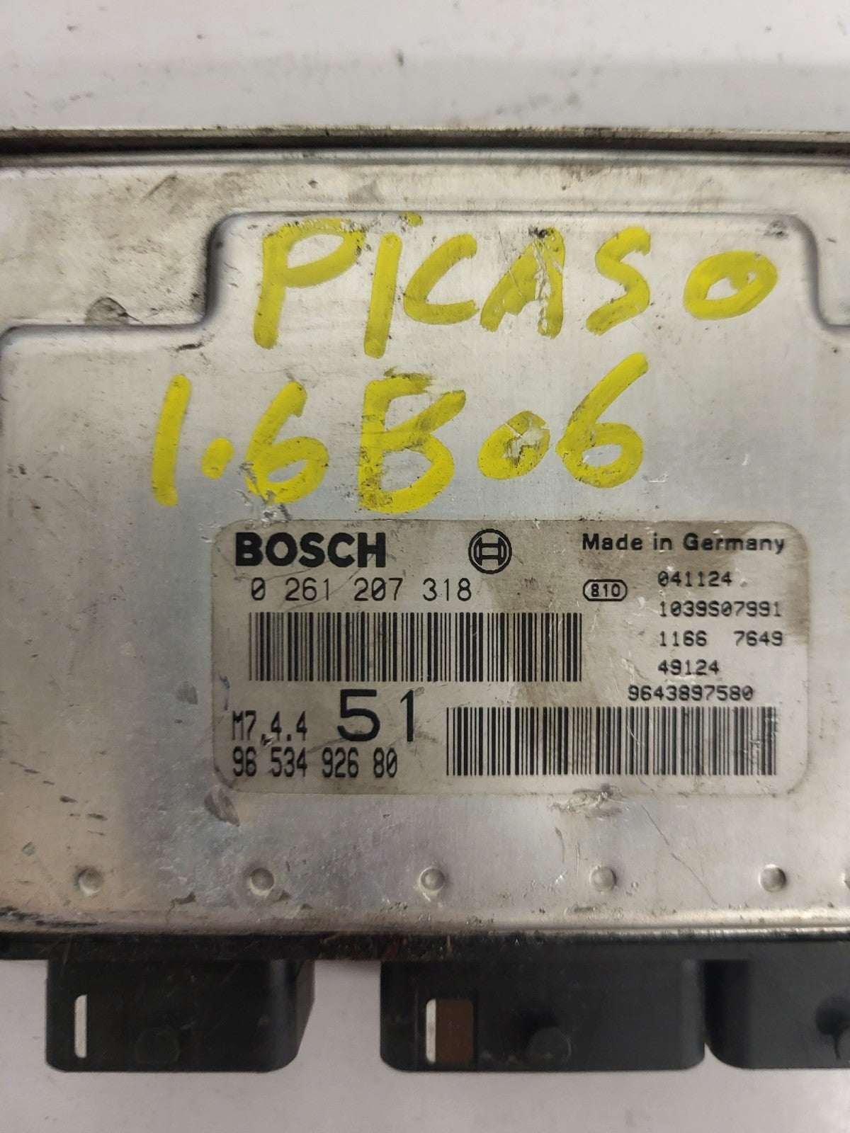 Citroex XSARA ECU / 0261207318 / 9653492680 / M7.4.4 / BOSCH