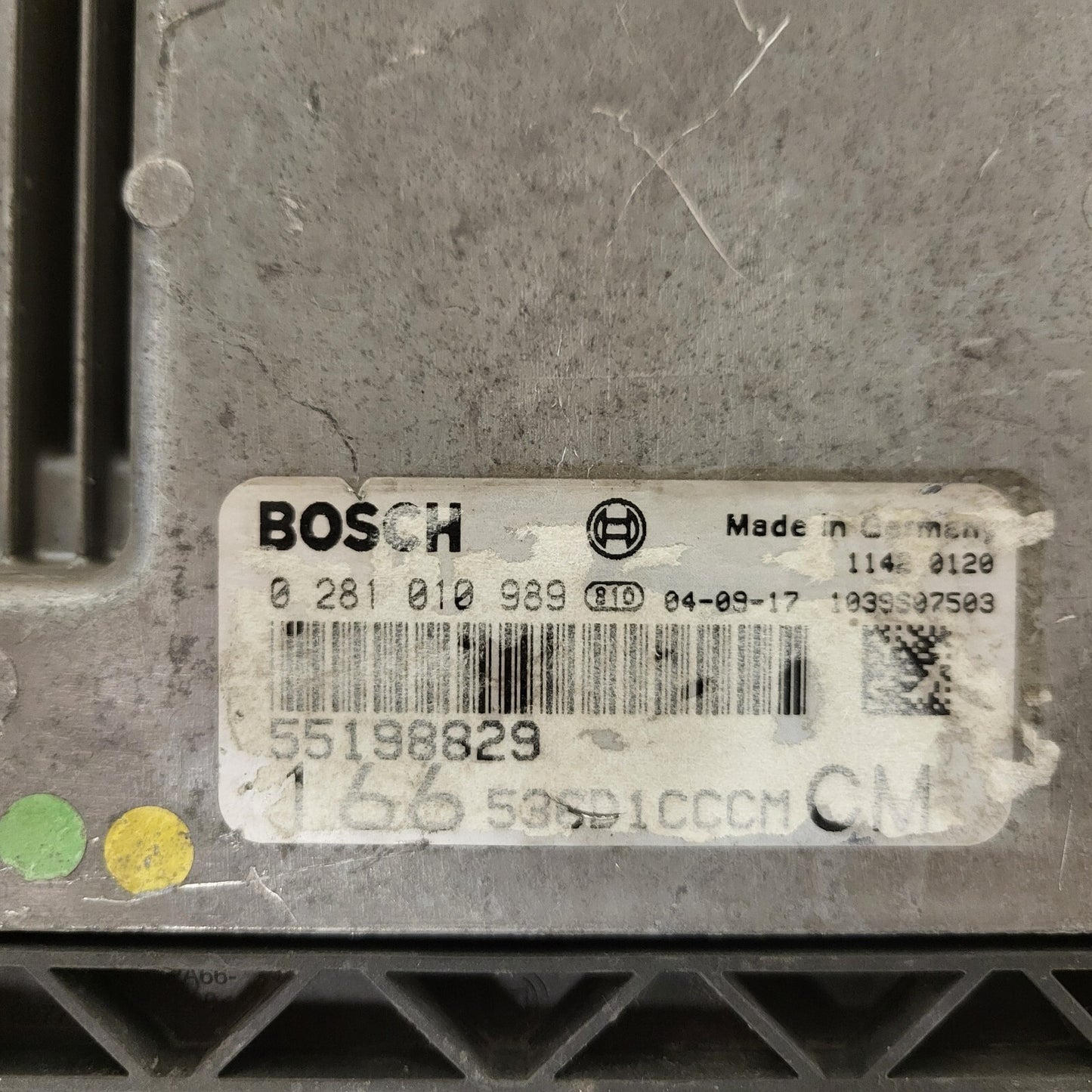 ALFA ROMERO 166 2.4 JTD ECU / 0281010989 / 55198829 / BOSCH
