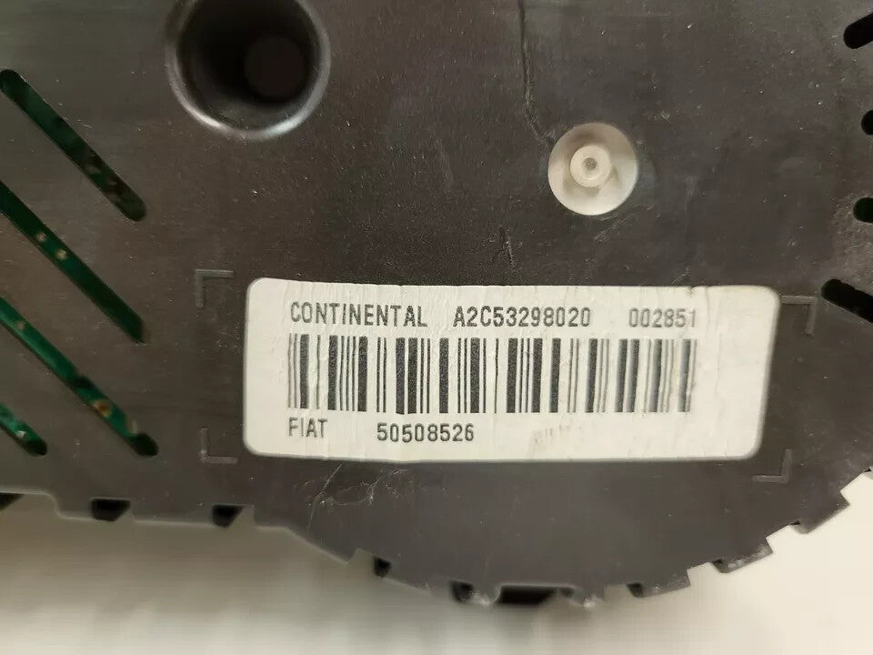 ALFA MITO BENZINA QUADRO STRUMENTI CONTACHILOMETRI 50508526