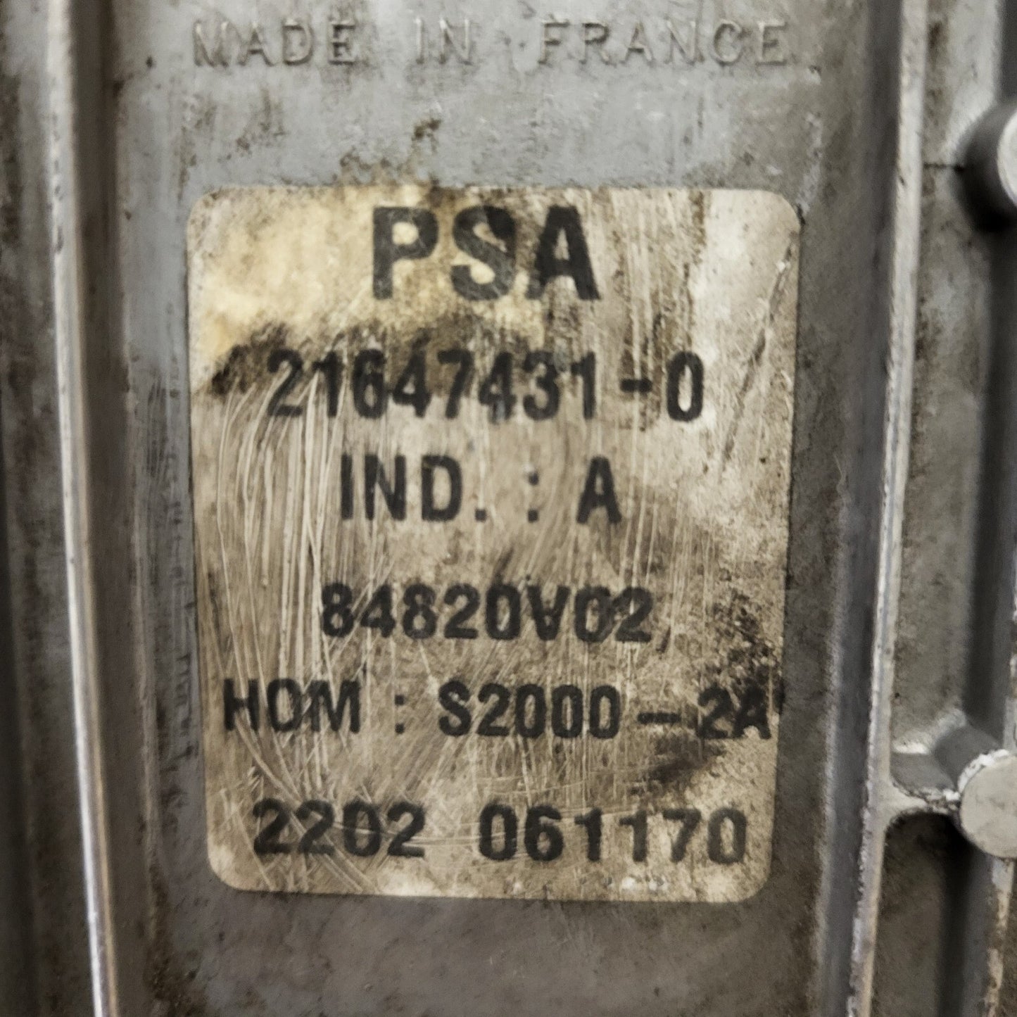 Peugeot Citroen ECU / 9646988680 / 9644625680-00 / 21647431-0 / SAGEM