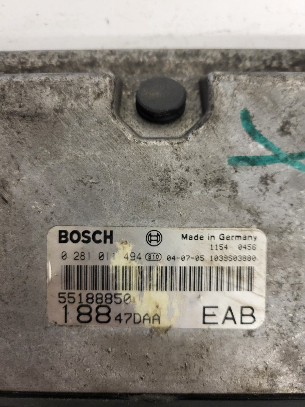 FIAT PUNTO ECU / 0281011494 / 55188850 / BOSCH