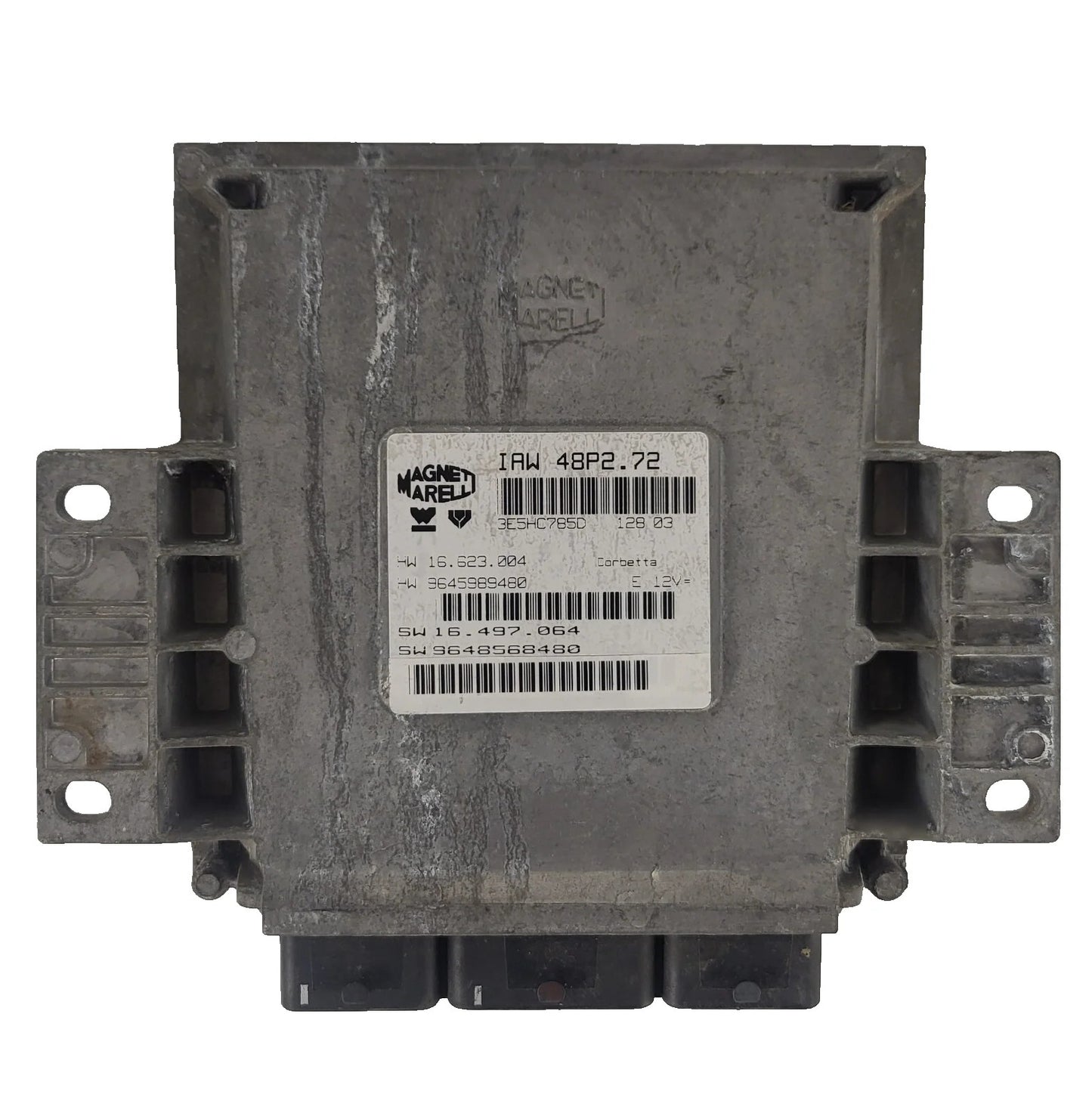 PEUGEOT CITROEN ECU / IAW 48P2.72 / SW 9648568480 / HW 9645989480 / MAGNETI MARE