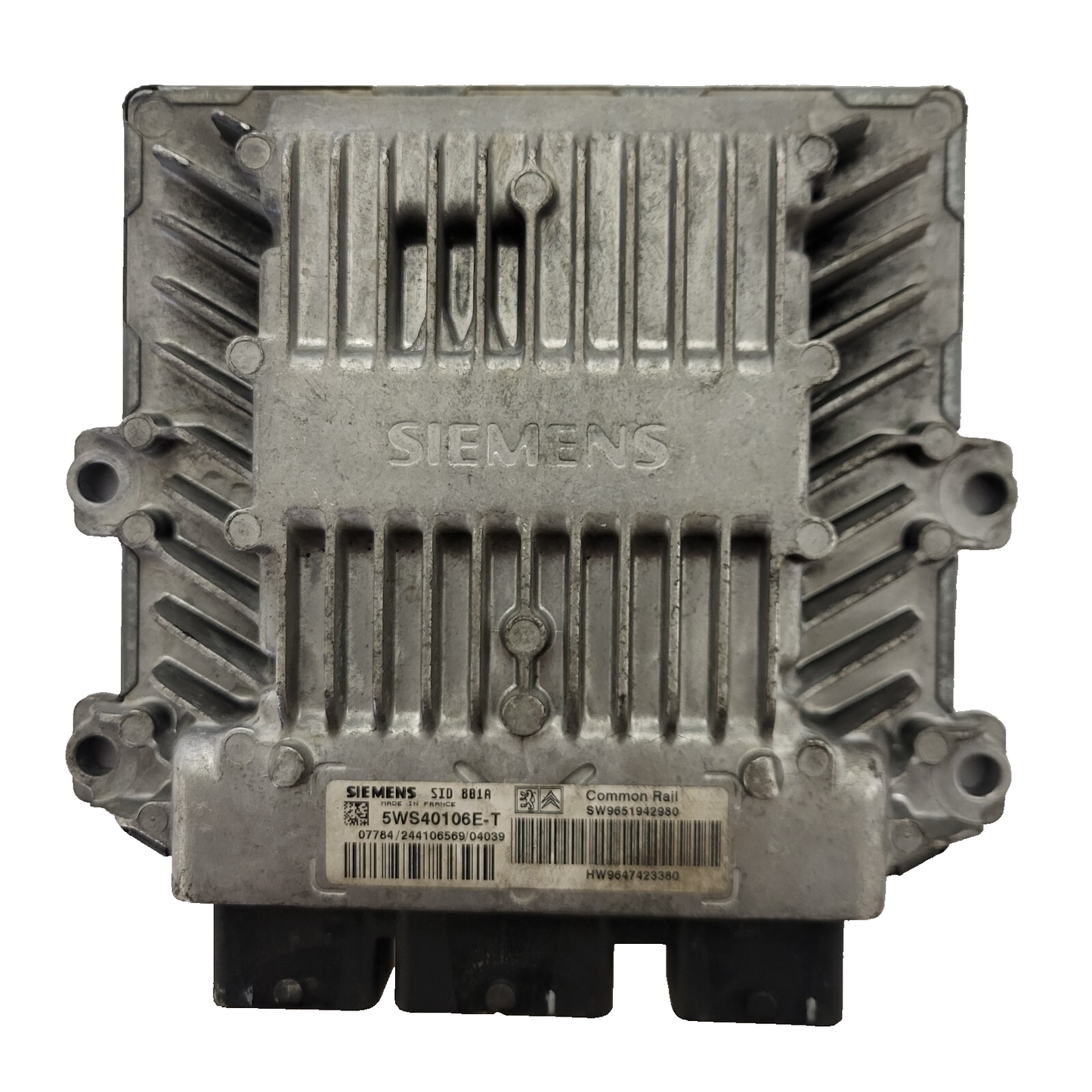 PEUGEOT CITROEN ECU / 5WS40146F-T / SW9657544780 / HW9647423380 / SID801A / SIEM