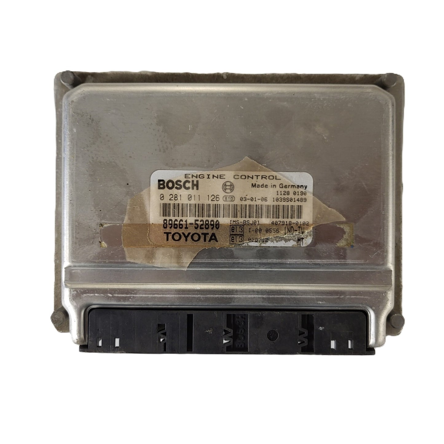 TOYOTA YARIS ECU / 0281011126 / 89661-52890 / 1039S01489 / BOSCH