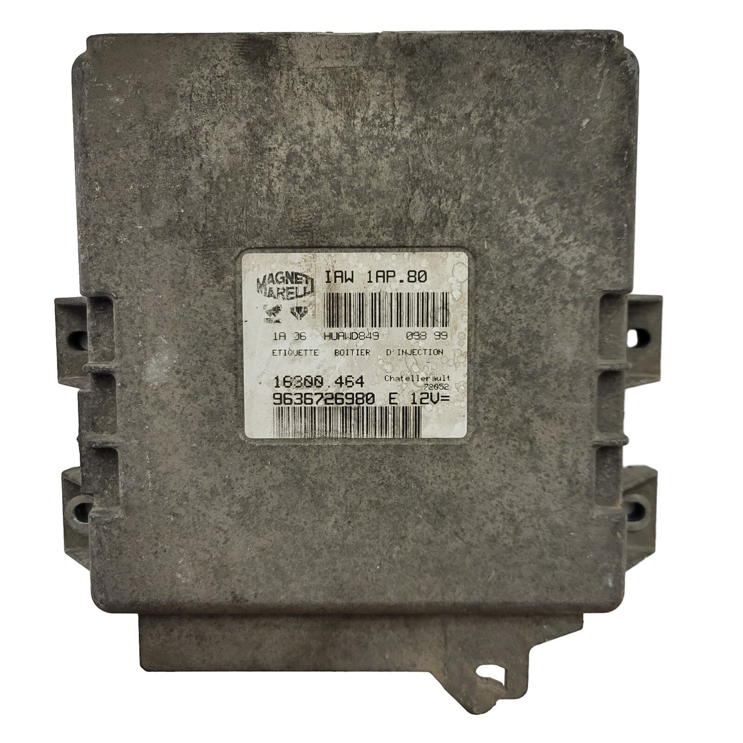 PEUGEOT 206 ECU ECU / IAW 1AP.80 / 9636726980 / MAGNETI MARELLI
