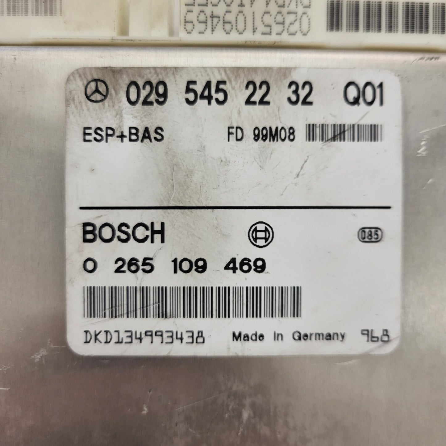 MERCEDES W210 ECU / 0295452232 / 0265109469 / BOSCH