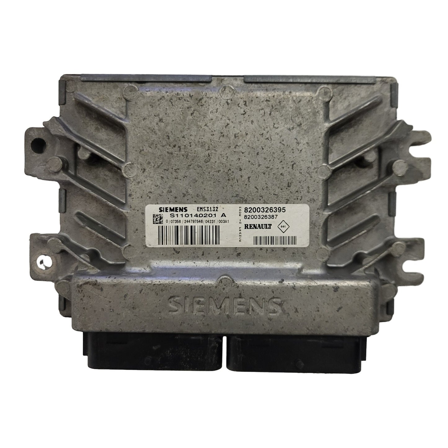 RENAULT CLIO ECU / S110140201A / EMS3132 / 08200326395 / 8200326387 / SIEMENS