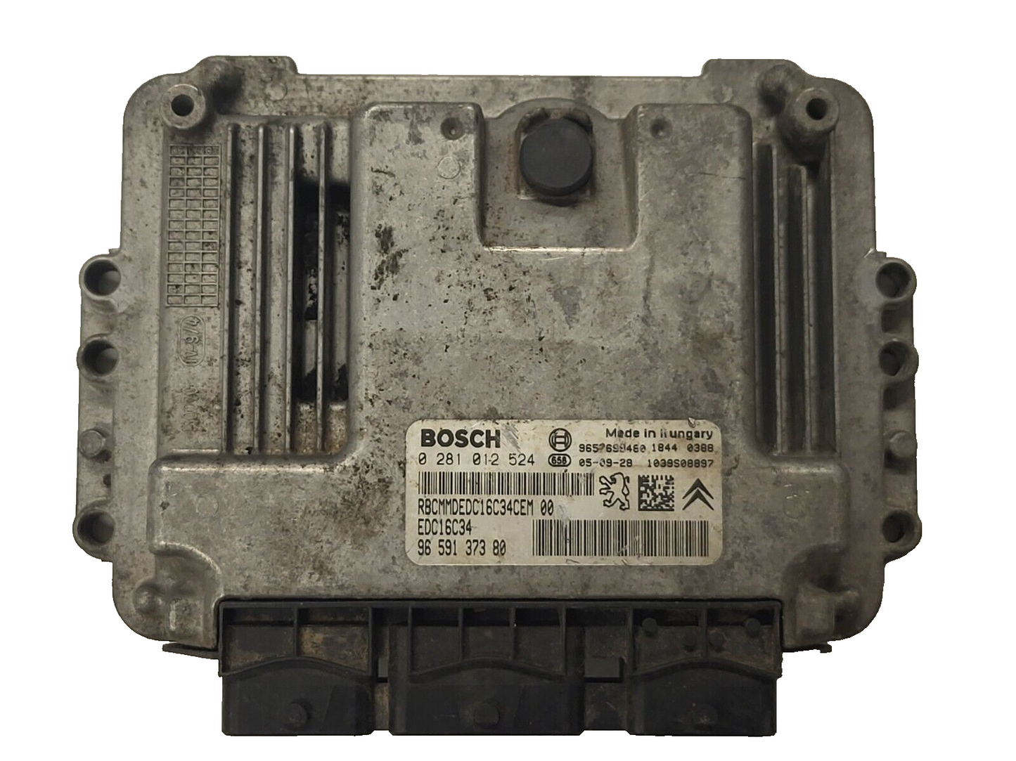 PEUGEOT CITROEN ECU / 0281012524 / 9659137380 / EDC16C34 / BOSCH