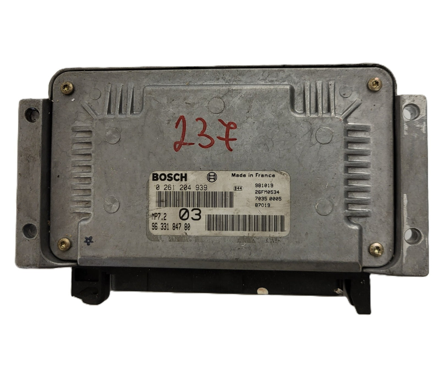 Citroen Xsara 1.6 ECU / 0261204939 / 9633184780 / MP7.2 / BOSCH