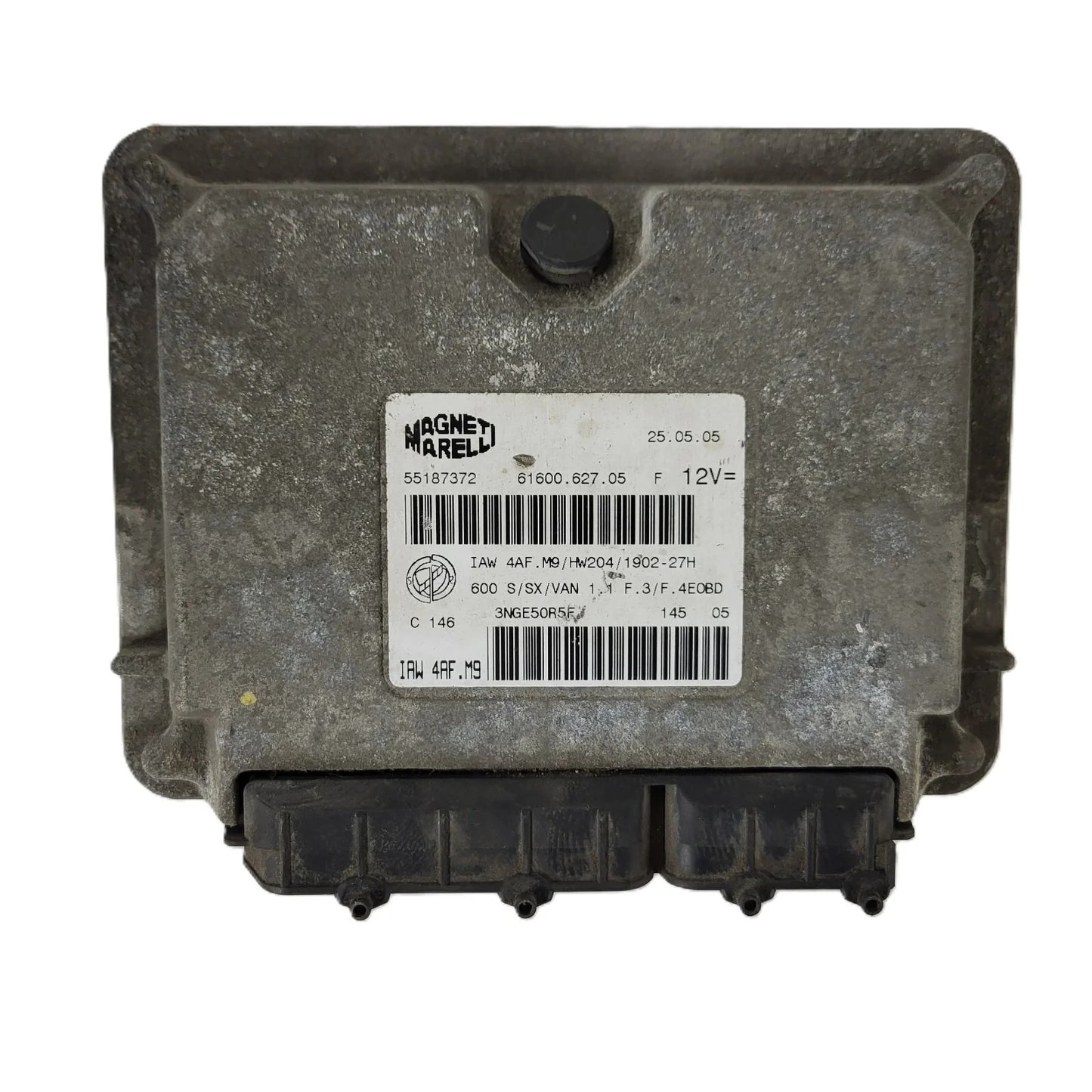 Fiat Seicento 600 ECU / 55187372 / IAW 4AF.M9 / 61600.627.05 / MAGNETI MARELLI