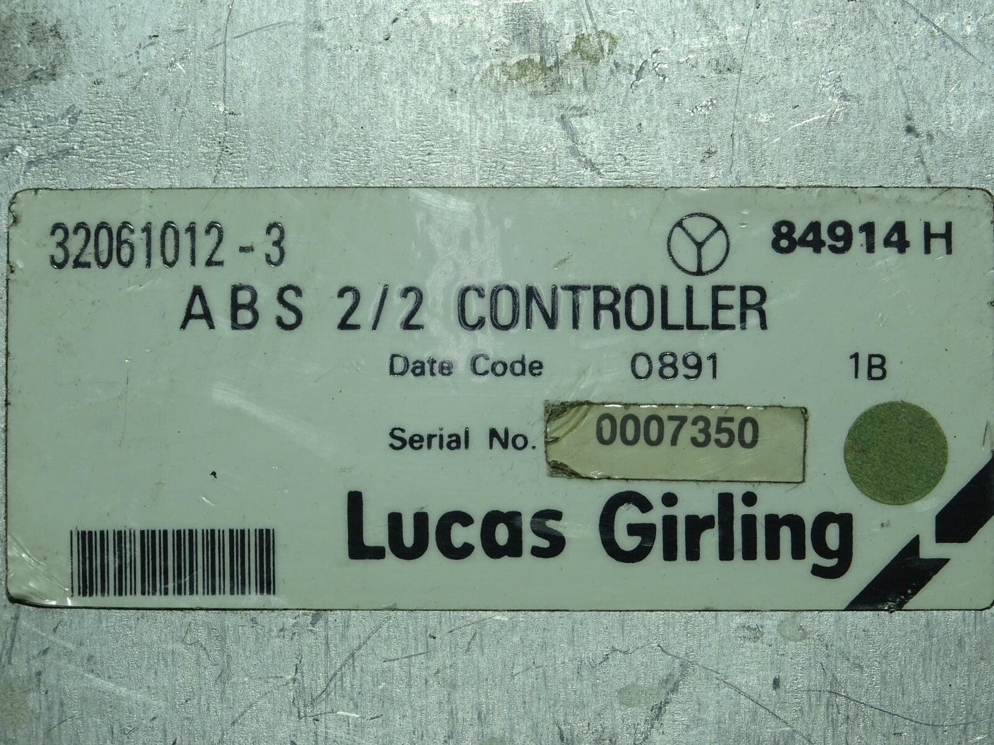 FIAT LANCIA ALFA ROMEO ECU / 32061012-3 / 84914H / ABS CONTROLLER