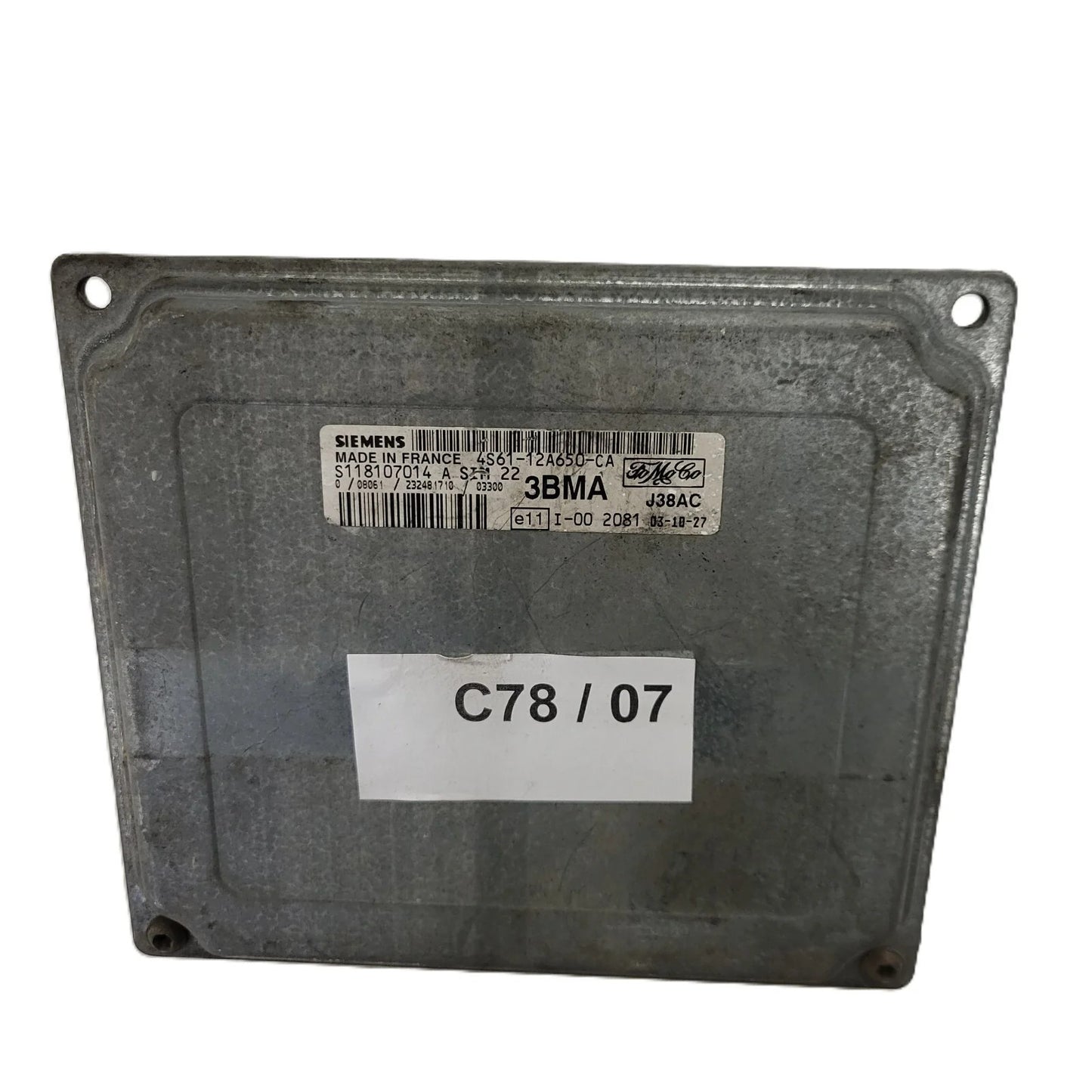 FORD FIESTA / S118107014A / SIM22 / 4S61-12A650-CA / 3BMA / FOMOCO