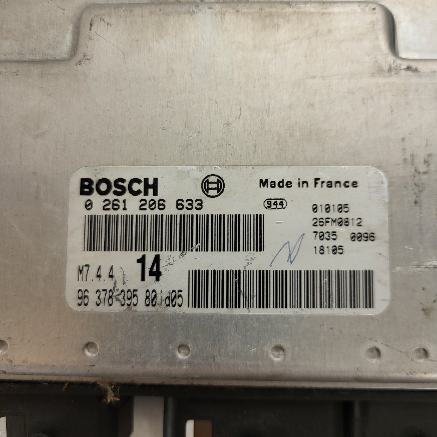 Citroen Xsara Picasso ECU 1.6 / 0261206633 / 9653492280 / M7.4.4 / BOSCH