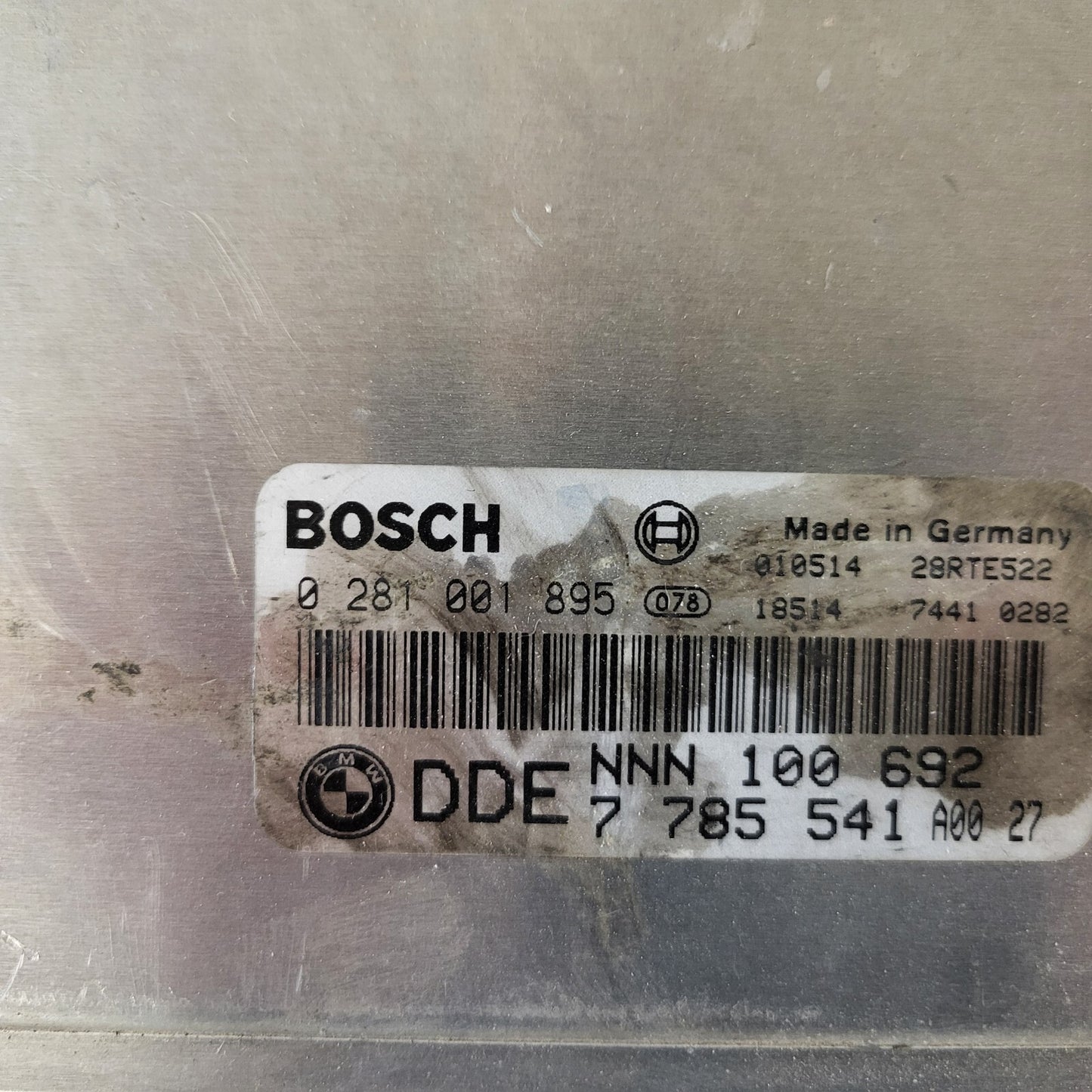 ROVER 75 ECU / 0281001895 / 7785541 / NNN100692 / BOSCH (BMW)
