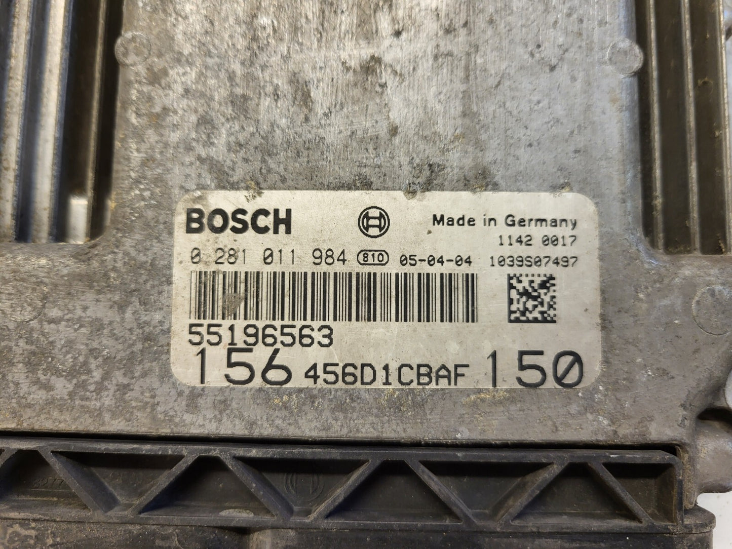 ALFA ROMEO 156 ECU / 0281011984 / 55196563 / 1039S07497 / BOSCH